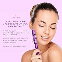 YOUTHLAB Radiance Roller – Germanium Stone Facial Massage Tool (Purple) — image 6