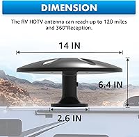 DTB TECH Outdoor TV Antenna with Amplifier, 120 Miles Range — image 4