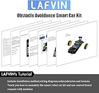 LAFVIN Smart Robot Car 2WD Chassis Kit with Ultrasonic Module R3 Board — image 5