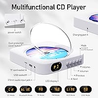 MICOCIOUS KC-909 Bluetooth Portable Home CD Music Player — image 2