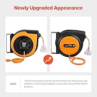 VEVOR Retractable Extension Cord Reel 65 FT 12AWG — image 8