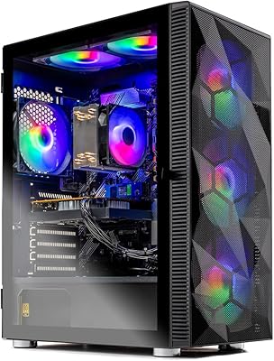 Skytech Gaming Storm Desktop PC, Ryzen 5 5500, NVIDIA RTX 5060, 16GB RAM, 1TB SSD