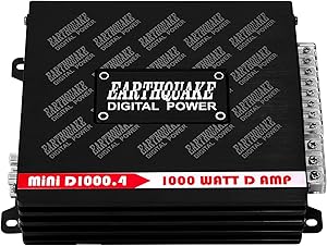 Earthquake Sound Mini D1000.4 Gen 2 Car Amplifier Review