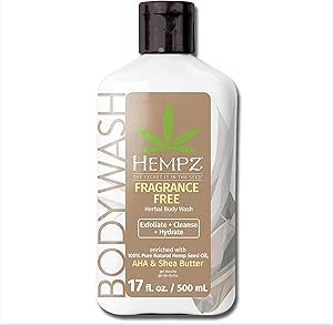 Hempz Body Wash Fragrance Free 17 fl oz Review