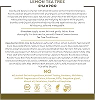 Desert Essence Lemon Tea Tree Shampoo & Conditioner Bundle - 8 fl oz — image 2