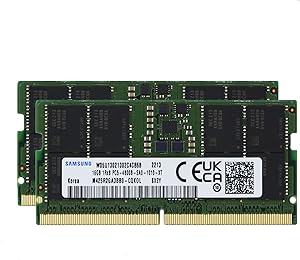 Samsung 32GB (2x16GB) DDR5 4800MHz SODIMM Laptop RAM Review