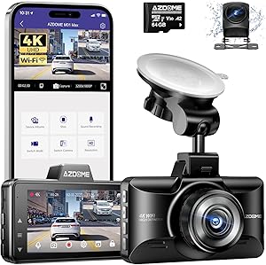 AZDOME M01 Max 4K Dash Cam Front and Rear Review