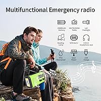 LUOZROLL 20000mAh Emergency Crank Radio — image 4
