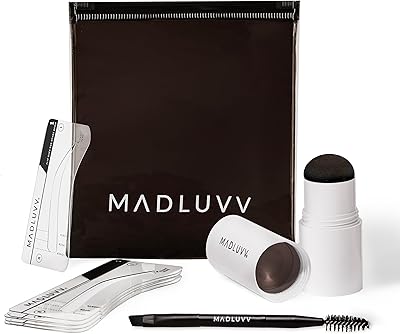 MADLUVV Brow Stamp Kit - Medium Brown