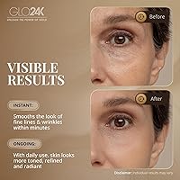 GLO24K Instant Facelift Cream with 24k Gold, Hyaluronic Acid, Peptides, and Vitamins A,C,E — image 4