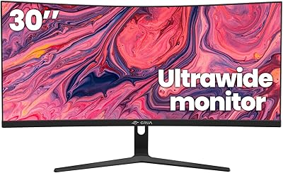 CRUA 30-inch Ultrawide Curved Monitor