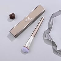 SaDM Shiny Contoured Makeup Brush - Champagne Gold — image 8