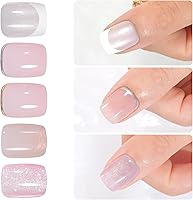 Jofay Fashion Chrome French Tip Press on Nails Set F — image 2
