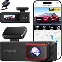 Kingslim E2PRO Dual Dash Cam 2K+1080P — image 1