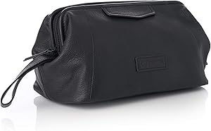 Alpine Swiss Lauter Toiletry Bag Genuine Leather Shaving Kit Review