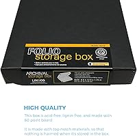 Lineco Archival Folio Storage Box 9.5 x 12.5 x 1.75 inches — image 5