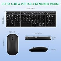 EDJO Foldable Wireless Keyboard and Mouse Combo — image 6