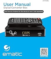 Ematic AT103B Digital TV Converter Box — image 2