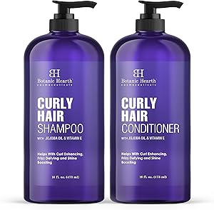 Botanic Hearth Curly Hair Shampoo and Conditioner Set, 16 Fl Oz x 2 Review