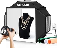 Glendan Upgrade Professional Portable Photo Studio Light Box 20″x20″ — image 1