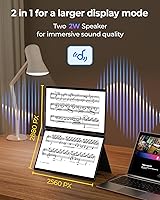 YUBWVO Portable Dual Monitors 15.6” 2K Screen Extender — image 8