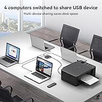 TJCXELE USB 3.2 Switch Selector 4 Computers — image 3