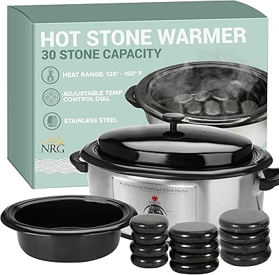 NRG Professional Hot Stone Warmer 6 Quart