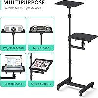 Wphold Projector Stand Tripod with Dual Shelves — image 4