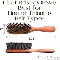 Desert Breeze 100% Wild Boar Bristle Hairbrush — image 3