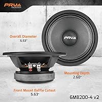 PRV AUDIO 6MB200-4 v2 6.5-inch Midbass Speaker — image 4