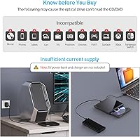 ORIGBELIE External CD/DVD Drive BT524 — image 8