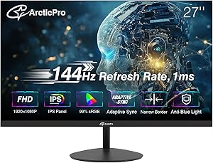 ArcticPro AD27EF2 27″ FHD 144Hz Monitor Review