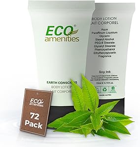 ECO Amenities Mini Lotion Bulk - Green Tea Scent, 72 Count Review