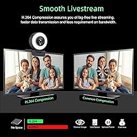 Angetube 967Pro 1080p Webcam with Ring Light — image 7