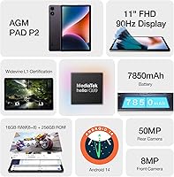 AGM PAD P2 11-inch Android 14 Tablet, 16GB RAM + 256GB Storage — image 8