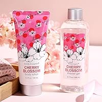 BODY & EARTH Cherry Blossom Bath and Body Gift Set for Women — image 5