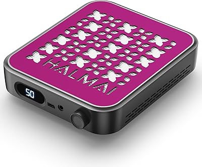 HALMAI Nail Dust Collector - 800Pa Suction, 5000 RPM Motor, HEPA Filter