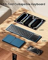 ProtoArc XK01 TP Foldable Bluetooth Keyboard with Touchpad — image 3