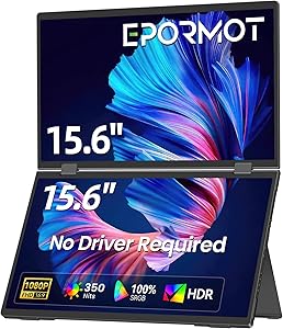 EPORMOT 15.6″ Dual-Screen Portable Monitor Review