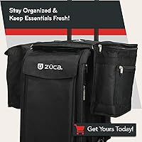 ZUCA Beauty Caddy with Built-in Seat Cushion (Black) — image 6