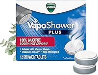 Vicks VapoShower Plus Eucalyptus & Menthol Shower Steamers, 12 Count — image 1