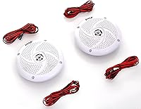 Pyle PLMRS43WL Marine Speakers 4-Inch 2-Way Waterproof with LED Lights — image 2