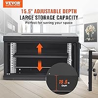 VEVOR 6U Wall Mount Server Rack Cabinet — image 2