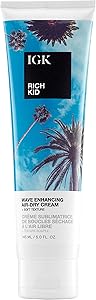IGK Rich Kid Wave Enhancing Air-Dry Cream 5oz Review