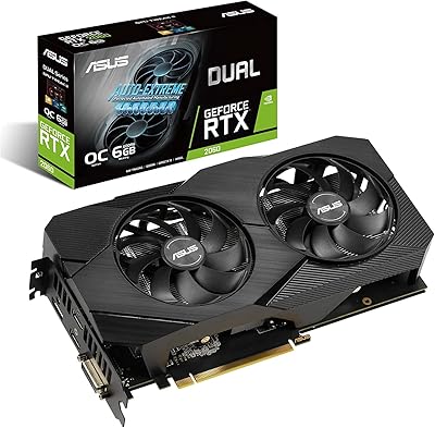 ASUS GeForce RTX 2060 Dual-Fan EVO 6GB GDDR6 Graphics Card