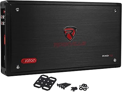 Rockville RXD-T2 2400W 2-Channel Car Amplifier