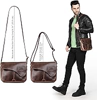 LUXEORIA Leather Messenger Bag for Men & Women — image 5
