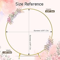 JEBUTU 6.5FT Gold Balloon Arch Stand — image 3