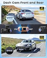 Penemay Dash Cam V31 4K Front + 1080P Rear Camera — image 3