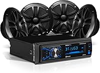 BOSS Audio Systems MCBK634B.64 Marine Boat Bluetooth Stereo & 6.5 Inch Speakers — image 1